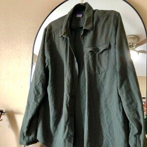 Vintage Patagonia Green Button Down Shirt